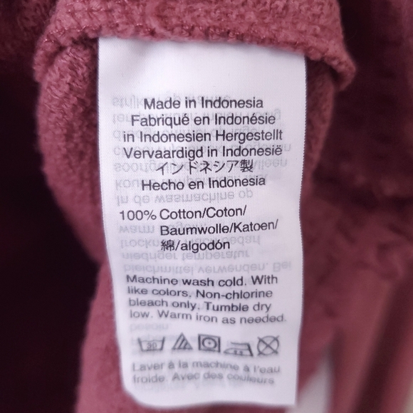 Madewell Texture & Thread Smocked Bell-Sleeve Top Autumn Berry Size L Boho - Picture 8 of 10